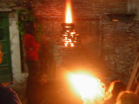 horno ceramico a leña